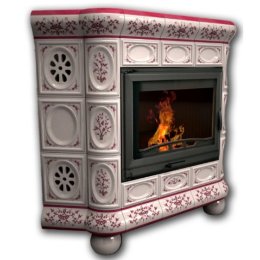 Каминная облицовка КимрПечь Медальон угловая Сакура